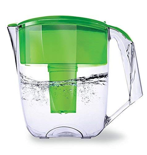 Ecosoft 8 Cup Water Filter Pitcher w/ 1 Free Filter Cartridg