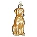 Old World Christmas Yellow Labrador Glass Blown Ornament for Christmas Tree