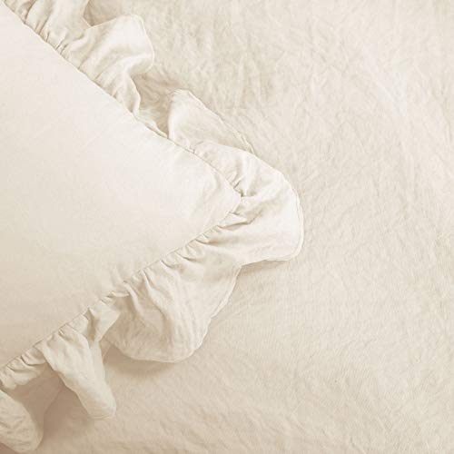 Lush Decor Reyna 3Piece Ruffled Comforter Bedding Set with Pillow