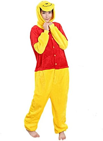 Queen Tina Winnie The Pooh Onesie Couple Pajamas L/59inch(150cm)
