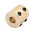 uxcell 8mm to 12mm Bore Rigid Coupling 22mm Length 20mm Diameter Motor Shaft Coupler Connector Copper with Screws