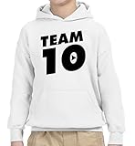New Way 784 - Youth Hoodie Team 10 Ten #Team10 Jake Paul Unisex Pullover Sweatshirt