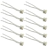 Smartlive 10 pcs pack G8 wire connector socket LED light bulb Ceramic wire connector base socket adapter Retrofit Hot Halogen bulb