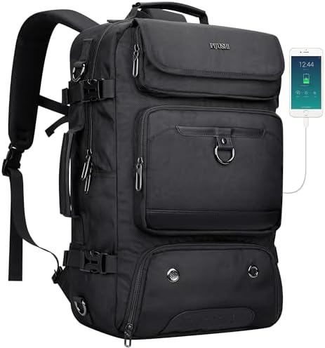 Amazon.com: WITZMAN Canvas Travel Backpack for Men Large Laptop