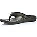 Footminders BALTRA Orthotic Arch Support Sandals (Pair) - Orthopedic Flip Flops for Men and Women - Relieve Foot Pain Due to Flat Feet and Plantar Fasciitis - (Men 9 - Women 10, Black)