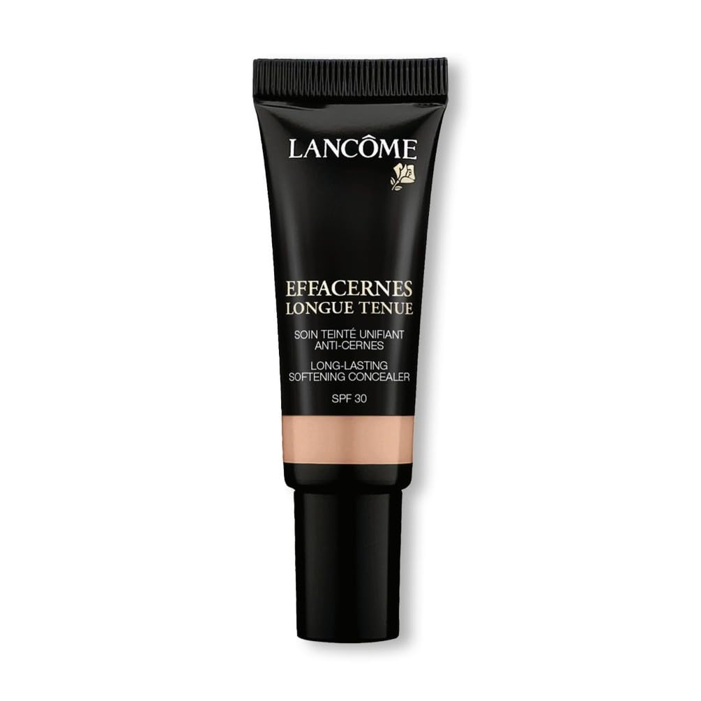 Lancôme Effacernes Longue Tenue Concealer - Long-Lasting, Natural Coverage Cream Concealer for Dark Circles and Fine Lines, 04 Beige Rosé