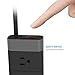 MAKETECH Aluminum 4-Outlet Surge Protector Power Strip with 4 USB Smart Charging Ports (6A/30W) and 5 Feet Heavy-Duty Power Cord, for Home, Office, Nightstand, Workbench & Dresser (Space Gray)