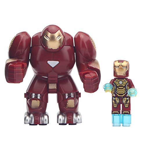 PETON Superhero Action Figures Mini Building Block Iron Hulkbuster Man Infinity War Figures Set Boys Robots Anime Action Minifigures Toy's 8 Pcs Popular Movie Action Figures