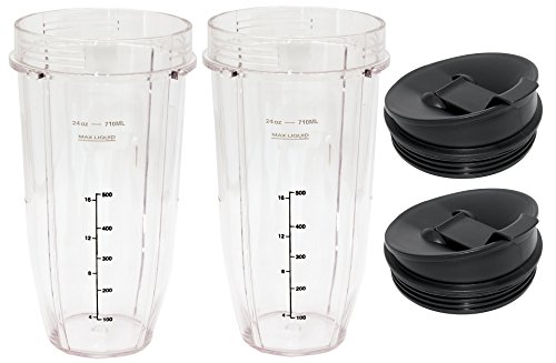 image for Blendin Replacement Jar with Sip N Seal Lid, Fits Nutri Ninja Auto IQ 