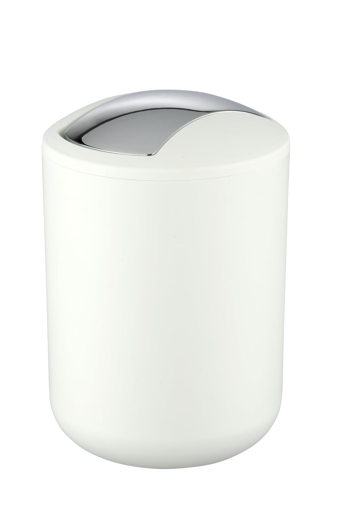 WENKO Brasil Swing Cover Bin, White, 14 x 14 x 21 cm โ image 1