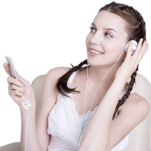 EldHus Fourcase Adapter & Splitter Replacement Compatible with Phone 7, 7Plus, 8, 8Plus, X, Dual 8 Pins 2 in 1 Headphone Jack Aux Audio Music and Charge and Calling Cable Charger Connector,White