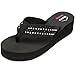 Alpine Swiss Women's Flip Flops Wedge Sandals Platform Heel Thongs Beach Shoes