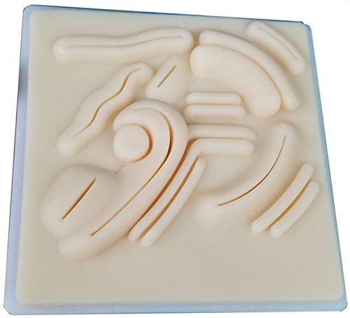 image for Doc Tools Pocket Size Single Layer Suture Pad Skin with 12 Wounds Sili