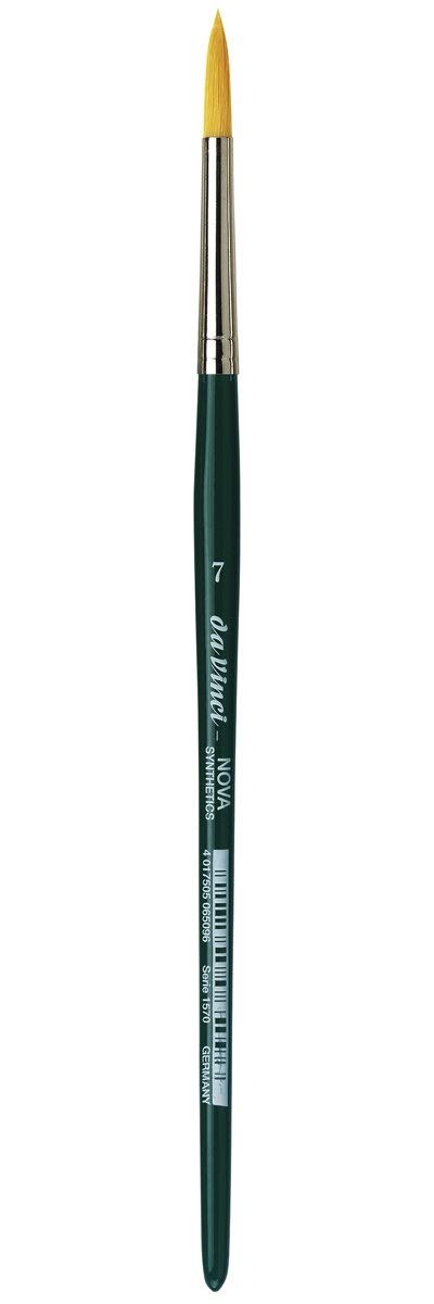 Da Vinci NOVA - Series 1570 - Synthetic Fiber Brush, School and Hobby Lines - Size 7