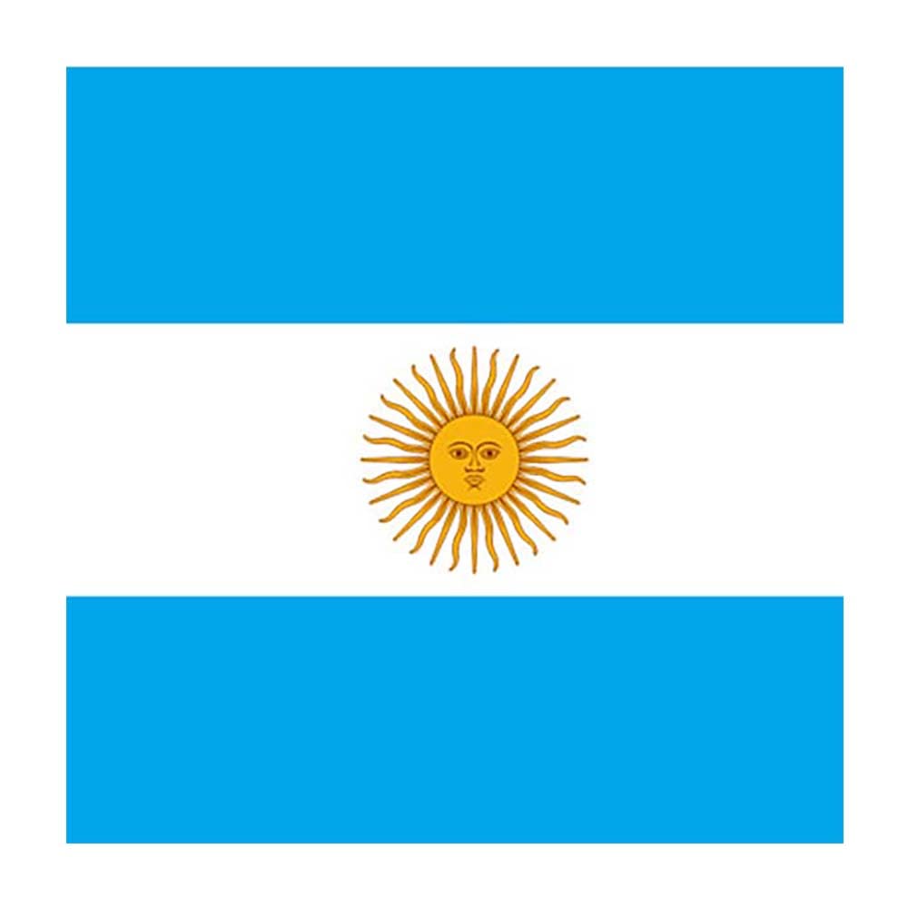 National Flags 5ft x 3ft with Grommets for Football Match Event in 2022, 32 Teams Flags Double Stitched Hem Polyester Flag for Indoor Outdoor Use (Argentina)