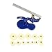 Queentools 12 Dies_watchrepair Queentools Watch Press Set Watch Back Press Watch Back Case Closer, Comes with 12 Dies Dies Snap ON and Off Quickly and Easily,(Blue)