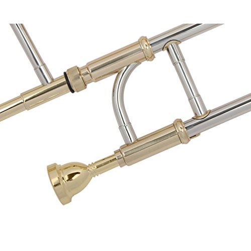 ALLCACA Alto Trombone Mouthpiece Copper Trombone Mouthpieces, 6 1/2AL, Gold