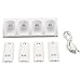 OSAN High Capacity 4-pack Rechargeable AA Batteries & Charger Charging Station for Nintendo Wii Remote Controller