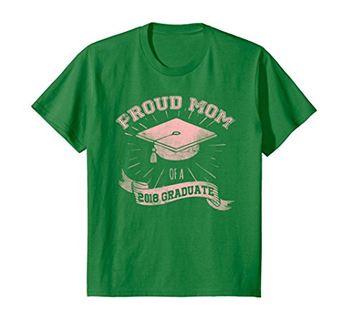 Kids Proud Mom Graduate T-shirt - 2018 Graduation for Mother