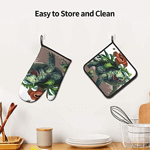 Xiaoxian Pokemon 64 Hittebestendige keukenovenhandschoenen, ovenhandschoenen en potdekselhandschoenen, veilig om te… - Image 7