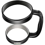 Aoocan Handle for Yeti Rambler 30 oz Tumblers, Rtic, Sic Cup Ozark Trail and more Tumbler mug (Black)