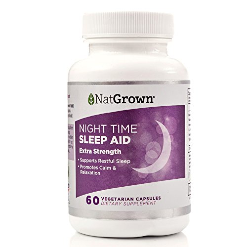 Natural Sleep Aid for Adults - With Melatonin 5mg, Valerian Root Extract, Passion Flower & More. For Deep, Restful Sleep