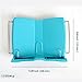 Blue Portable Reading Stand/book Stand Document Holder (180 Angle Adjustable)