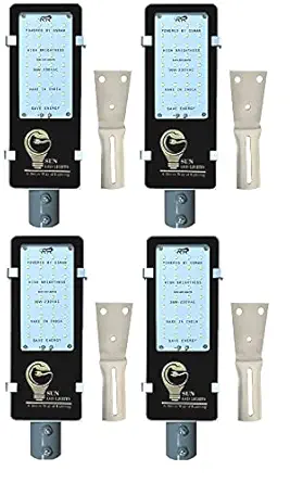 DHVANTH LED Waterproof 36W LED Street Light with Aluminium Body, Wall Mounted Clamp,IP 65 Waterproof Driver for Outdoor Use (36Watt Pack-4)