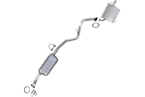 Exhaust Resonator and Muffler Exhaust Kit Compatible for 2010-2015 Subaru Legacy 2.5L | Stainless Steel | Northeastern Exhaust | Free Gaskets, Clamp, and Spring Bolt kit included | Direct-Fit