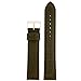 Tech Swiss Extra Long Watch Band Genuine Leather Calfskin Dark Brown 22 millimeters