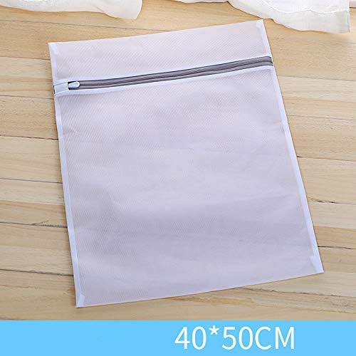 Mesh Laundry Bags for Washing Machine Travel Clothes Storage Net Zip Bag for Wash Bra Stocking and Underwear (4050cm)