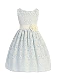 Sweet Kids Big Girls' Sweet Vintage Lace Country Style Flower Girl Party Dress