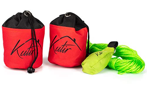 Kutir Pack of 2, Throw Line Storage Bag with Capacity of 250' Throw Line Drawstring, Perfect for Storage Bag for Arborist, Tree Climbing, High Limb Climbing
