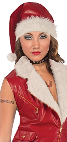 Forum Men's Biker Santa Leather Hat