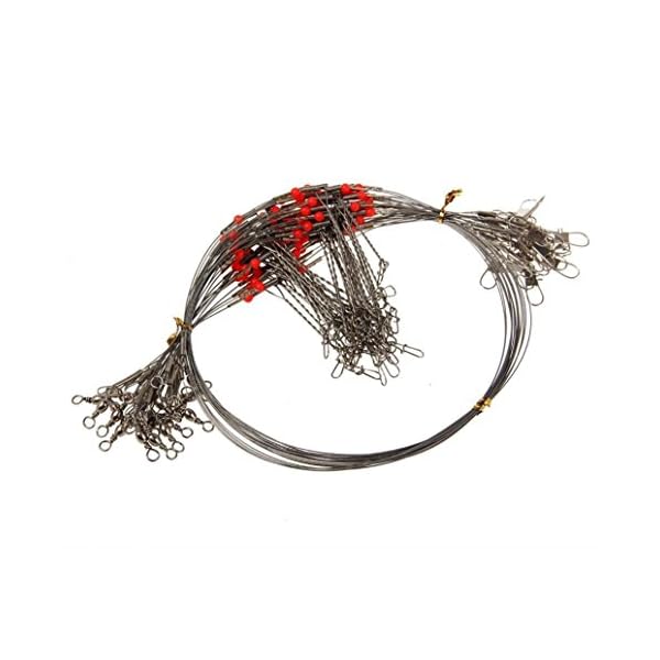 Laimeng10-Pcs-Fishing-Wire-Leader-Trace-With-Snap