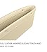 2 Set Beige PU Leather Car Console Gap Filler Side Seat Pocket Organizer
