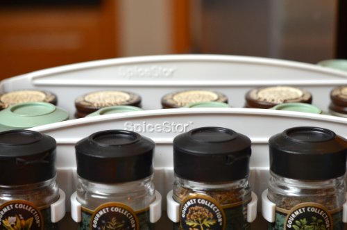 SpiceStor Organizer Spice Rack 20 Clip, 10" x 5"