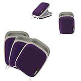 Navitech Purple Hard Protective Earphone Case