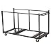 Lifetime 80193 Sand Finish Table Cart with Heavy Duty Steel, Black