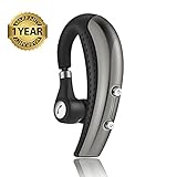 ANTIANT Professional Bluetooth Headset: Top Wireless Hands-Free Bluetooth Earpiece/Stylish, Comfortable Ear-Hook Design, Noise Cancelling Bluetooth Headphones with Mic/Universal Hands Free Earbuds