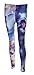 UGET Women's Printed Leggings Tights Pants Star Wars One Size Blue