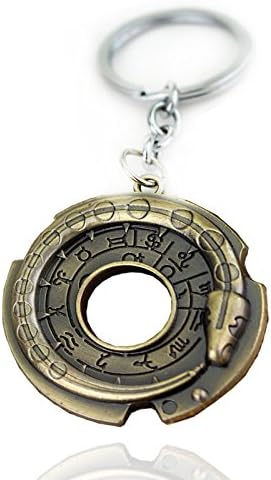 TBOP Metal Pendant Keyring Movie Assassin's Creed Connor Amulet Keychain (4.5 * 4.2cm_Bronze)