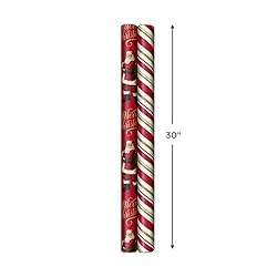 Hallmark Bulk Christmas Wrapping Paper with Cut