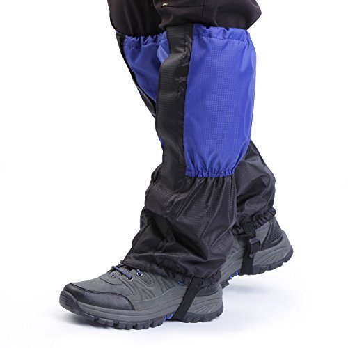 OUTAD Waterproof Lined Velvet Legging Gaiters for Climbing, Hunting etc. (1 Pair, One Size Fits All)