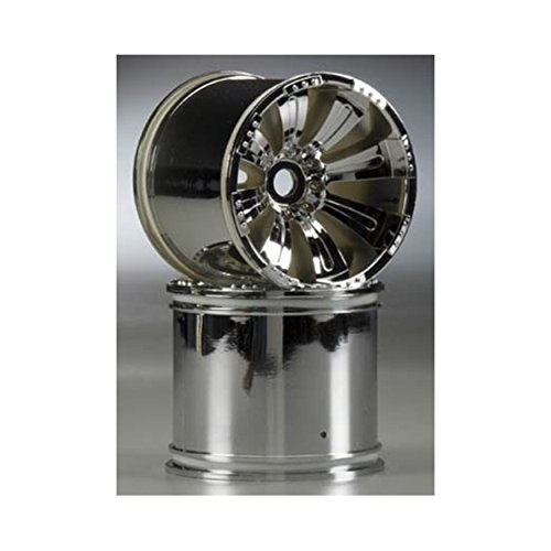 Axial AX8009 8-Spoke Oversize Wheel (2-Piece), Chrome