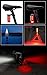HODGSON USB Rechargeable Bike Tail Light,Super Bright Rear Light,Waterproof,Safety Flashlight for Cycling-Red
