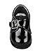 Leatherette Buckle Strap Dress Church Shoe (Infant/Baby Boy) AH59 - Black
