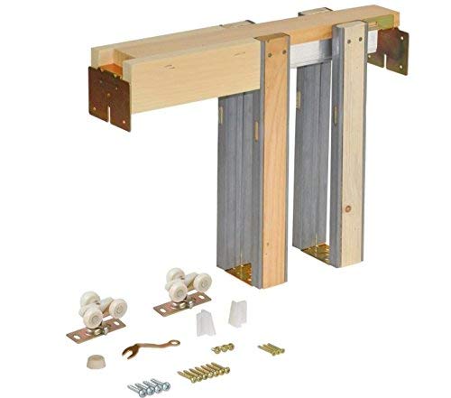 Johnson Hardware 1500 Series Commercial Grade Pocket Door Frame for 2x4 Stud Wall (24 Inch x 30 Inch)