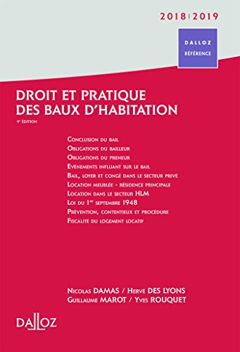 Droit et pratique des baux d'habitations by 