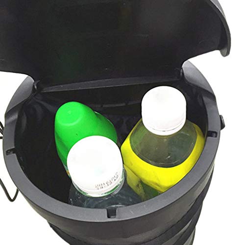 JISETY Foldable Car Auto Garbage Can Trash Bin Leakproof Pop - Up Wastebasket Dust Case Holder Lightweight Seat Organizer Accessories